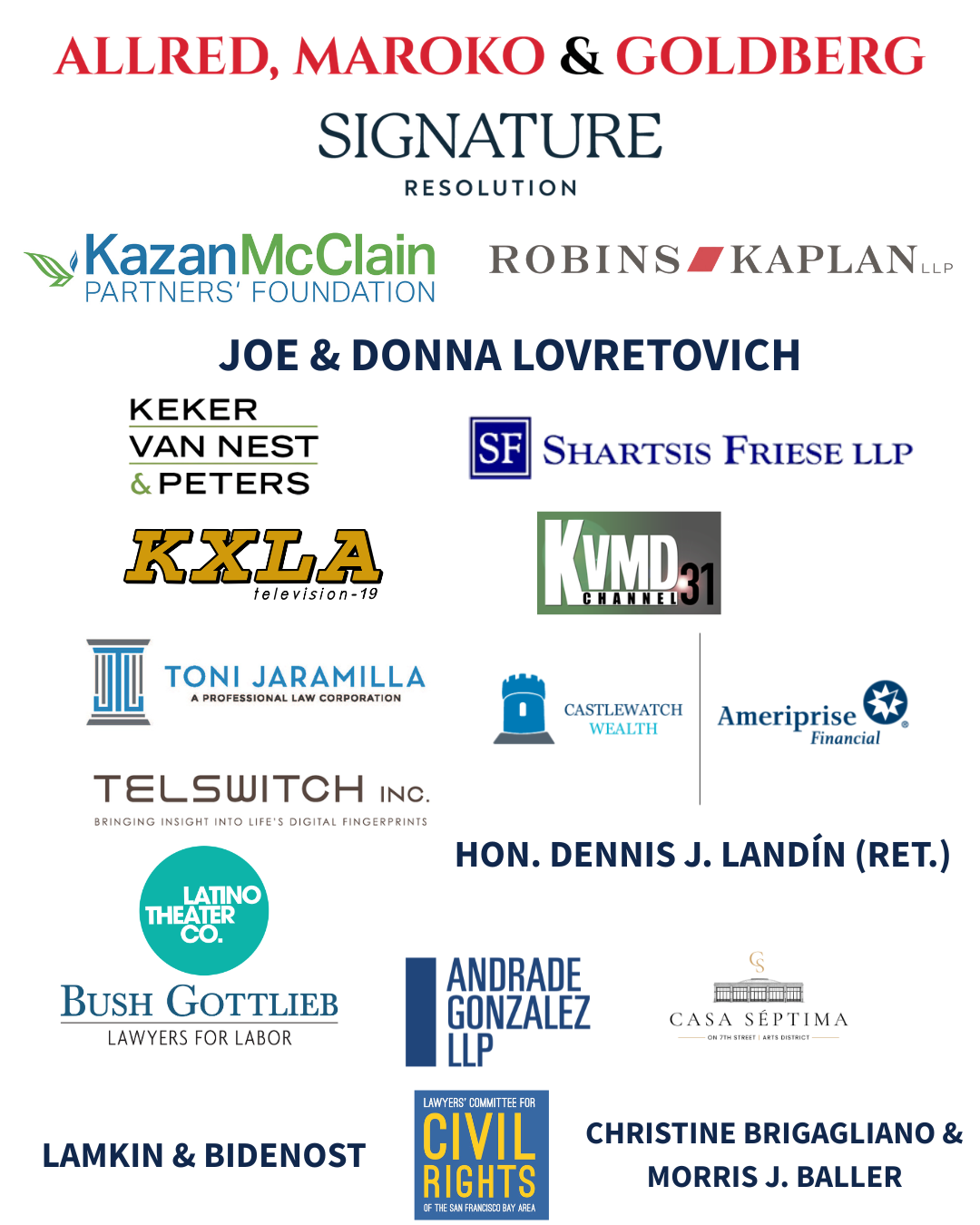 sponsors