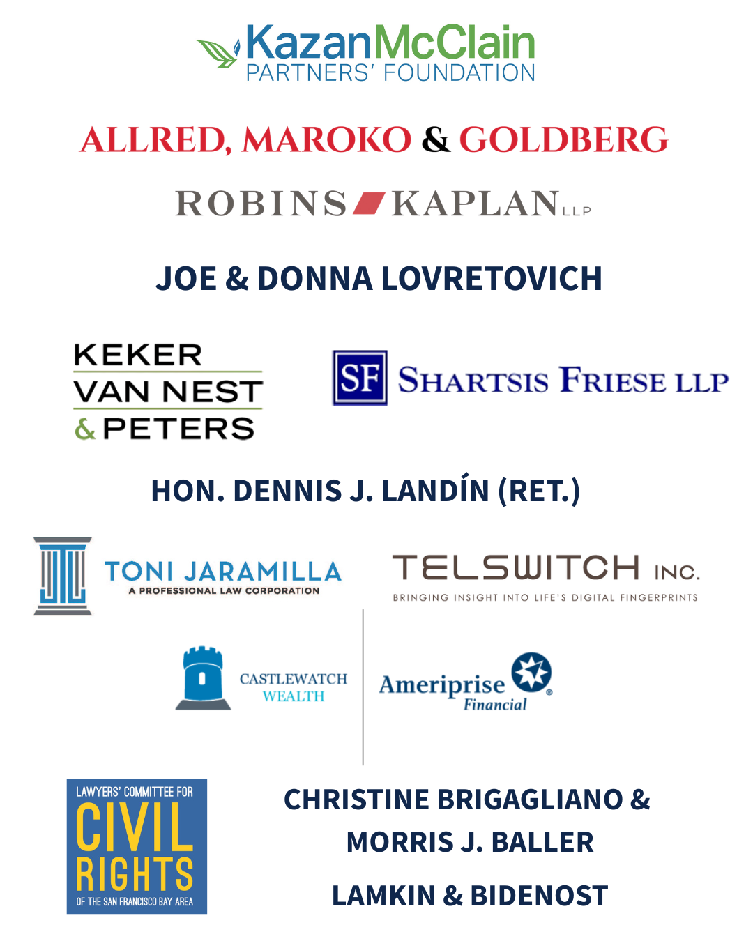 sponsors