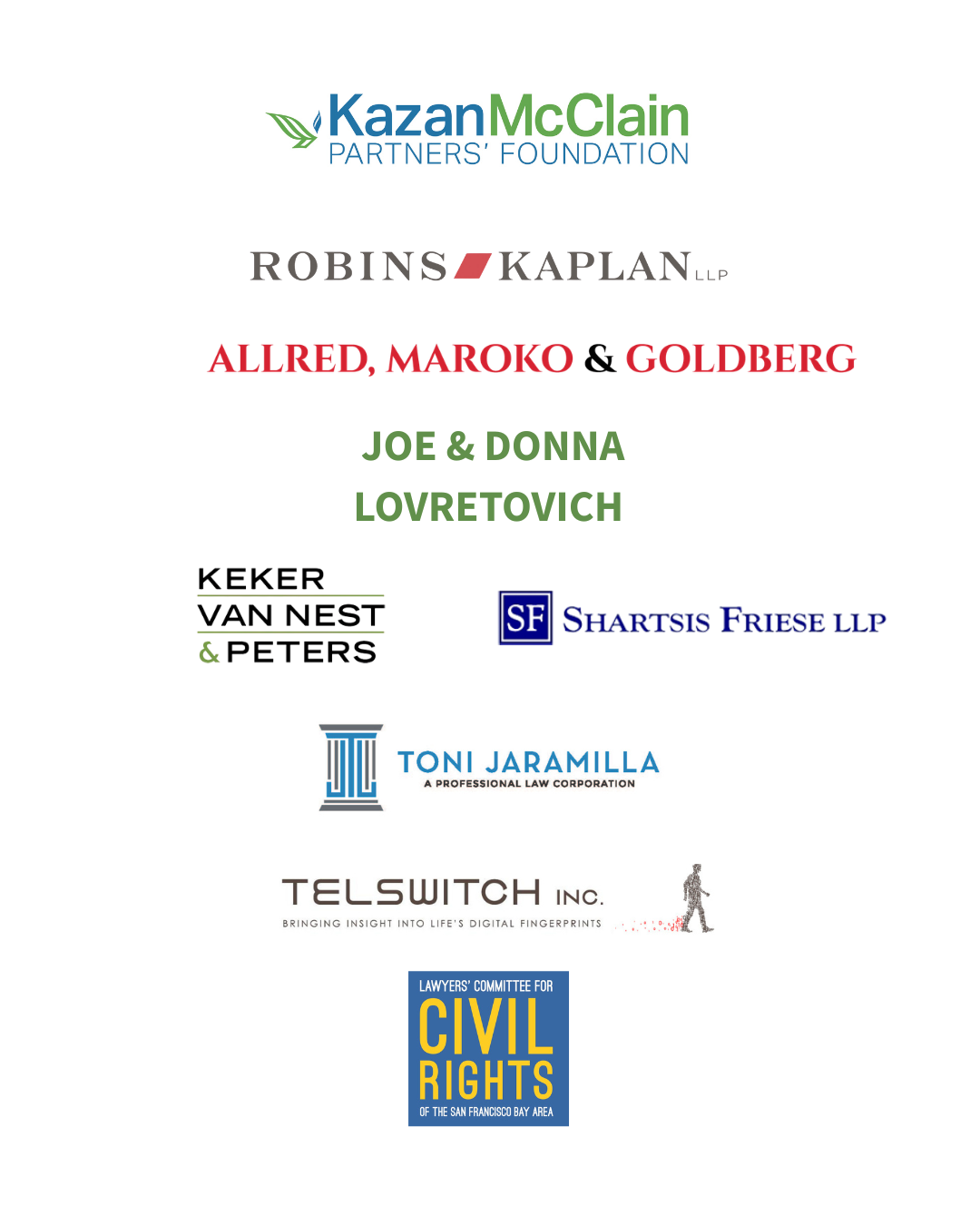 sponsors