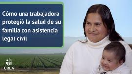 Miniatura de video: Título: Cómo una trabajadora protegió la salud de su familia con asistencia legal civil