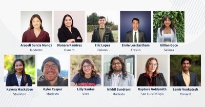 Photo collage of eleven law student summer interns
