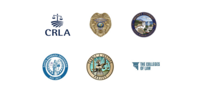 Image of six logos from organizations hosting clean slate clinic in Santa Barbara