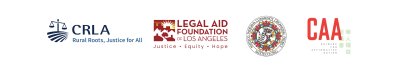 logos of organizations hosting Judicial Council press conference