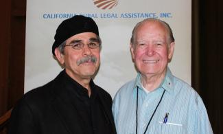 CRLA Executive Director Jose Padilla with former California Supreme Court Associate Justice Cruz Reynoso