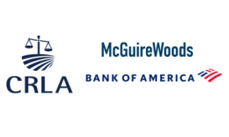 CRLA logo, McGuire Woods logo, and Bank of America logo