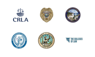 Image of six logos from organizations hosting clean slate clinic in Santa Barbara