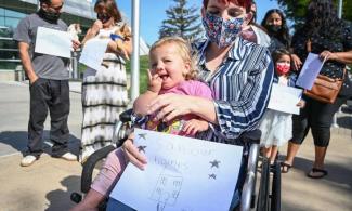 La Hacienda residents advocate for their housing rights in Fresno