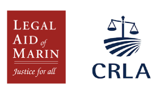 logos of Legal Aid of Marin and California Rural Legal Assistance Inc.