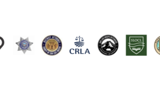 Logos for CRLA San Luis Obispo Clean Slate Clinic March 2026