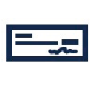 icon of a check