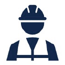 icon of person wearing hard hat